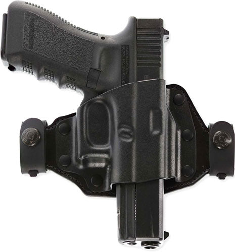 Galco Quick Slide Belt Holster - Rh Hybrid S&w M&p 9/40 Black< Galco