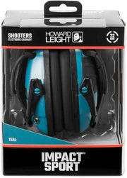 Howard Leight Impact Sport - Teal Electronic Muff Nrr22 Howard Leight