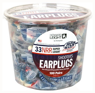 Howard Leight Usa Shooters - Disposable Ear Plugs 100 Pack Howard Leight