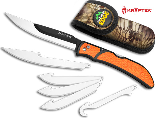 Outdoor Edge Razor Bone 6-bld - Combo Set Orange Blister Pack Outdoor Edge