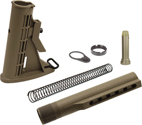 Utg Stock Assembly Ar-15 Fde - 6 Position Mil-spec UTG