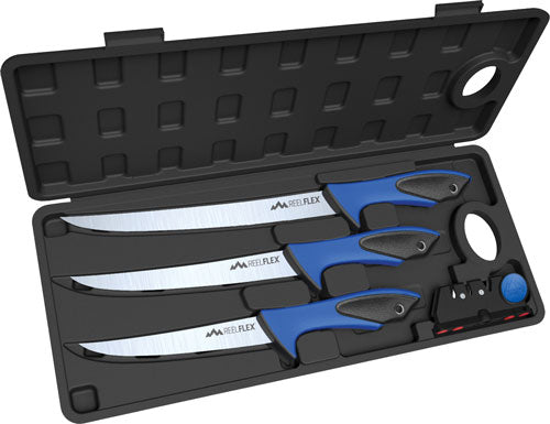 Outdoor Edge Reel Flex Pak 5 - Piece Set W/3 Fillet Knives Outdoor Edge