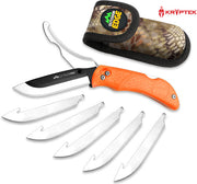 Outdoor Edge Razor Pro 3.5" - Blade/ 3.1" Gut Blade Org Hndl Outdoor Edge