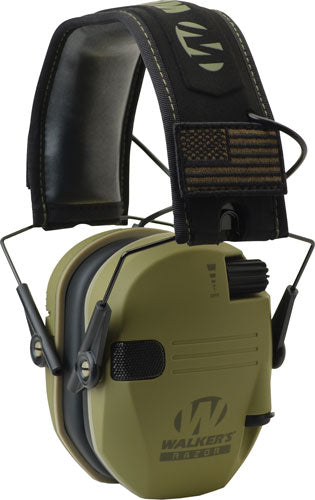 Walkers Muff Electronic Razor - Slim Patriot 23db Od Green Walkers
