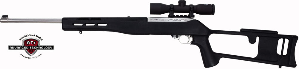 Adv. Tech. Stock Ruger 10/22 - Standard Barrel Black Syn Advanced Tech
