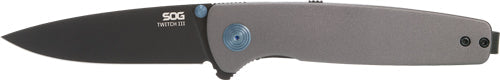 Sog Knife Twitch Iii 3.1" Sprg - Asst Gray/blue/black SOG