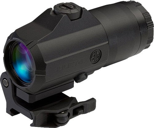 Sig Optics Juliet 4 Magnifier - 4x24 Powercam Qr Mount Black Sig