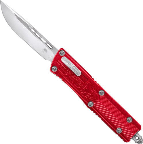 Cobratec Small Sidwinder Otf - Red 2.5" Drop Point Cobratec Knives