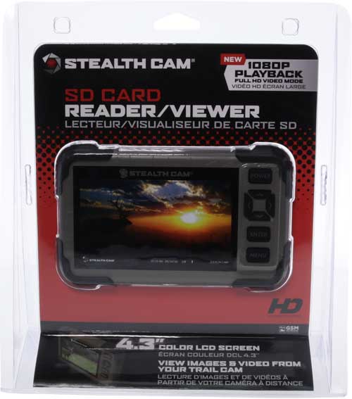 Stealth Cam Card Viewer - W/4.3" Lcd Screen Stealth Cam