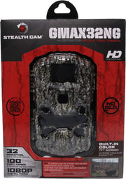 Stealth Cam Trail Cam Gmax32 - 32mp/1080hd Video Camo No-glo Stealth Cam