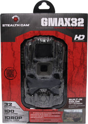 Stealth Cam Trail Cam Gmax32 - 32mp/1080hd Video Camo Ir Stealth Cam