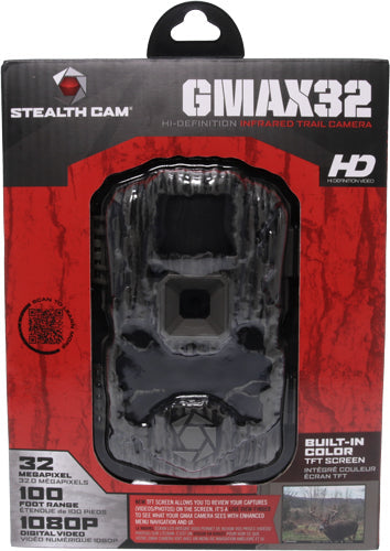 Stealth Cam Trail Cam Gmax32 - 32mp/1080hd Video Camo Ir Stealth Cam