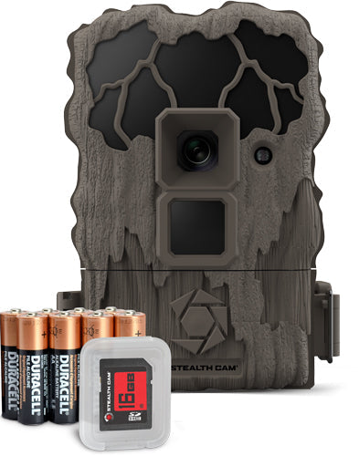 Stealth Cam Trail Camera Quick - Set 20mp/720 Batt/card No-glo Stealth Cam