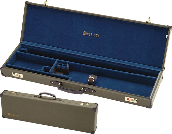 Beretta Luggage Case For O/u - Shotguns Canvas/leather Loden Beretta