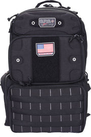 Gps Tactical Range Backpack - Tall W/waist Strap Black Nylon GPS