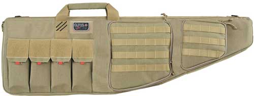 Gps Tactical Ar Case 42" Tan - W/external Handgun Holder GPS