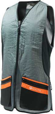 Beretta Men's S.pigeon Vest - Medium Grey/orange Beretta