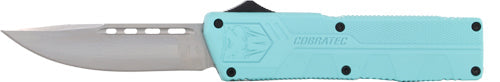 Cobratec Lightweight Otf - Mint Blue 3.25" Drop Point Cobratec Knives