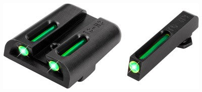 Truglo Sight Set For Glock - 9mm/.40 Tritium/fiber Optic Gr Truglo
