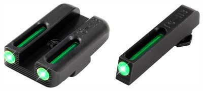 Truglo Sight Set For Glock - 42/43 Tritium/fiber Opt Green Truglo