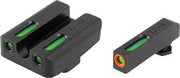 Truglo Sight Set For Glock Hi - Tfx Pro Green/orange Outline Truglo