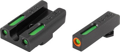 Truglo Sight Set For Glock 42/ - 43 Tfx Pro Grn/orange Outline Truglo