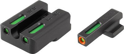 Truglo Sight Set Hk P30/sk/vp - Tfx Pro Green/orange Outline Truglo