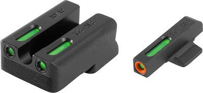 Truglo Sight Set 1911 260/450 - Tfx Pro Green/orange Outline Truglo