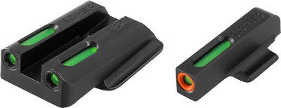 Truglo Sight Set Ruger Lc9/s - Tfx Pro Green/orange Outline< Truglo