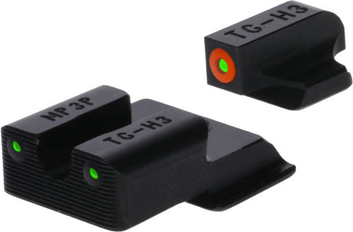 Truglo Sight Set S&w M&p - Tritium Pro Orange W/u-notch Truglo