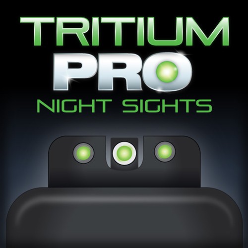 Truglo Sight Taurus Mil/slim - Tritium Pro White W/ U-notch Truglo