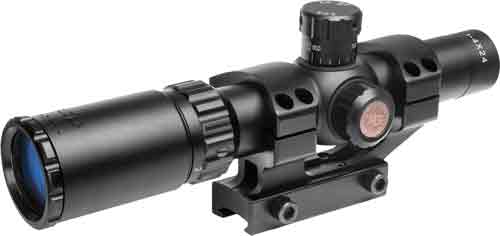 Truglo Tactical 1-4x24mm Scope - 30mm Tube Bdc Mil-dot Truglo
