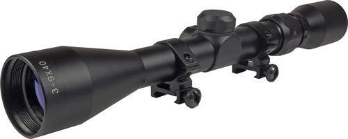 Truglo Scope Buckline 3-9x40mm - Bdc Black W/weaver Rings Truglo
