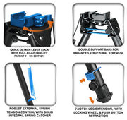 Utg Bipod Tactical Op 8-12.4" - Picatinny Mount W/stud Adapter UTG