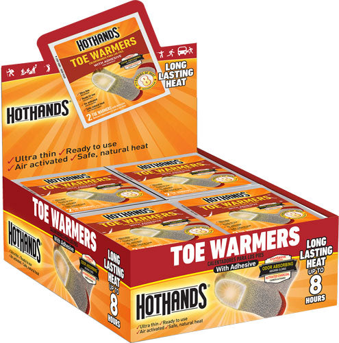 Hothands Toe Warmers 40 Pair - 8 Hour W/ Adhesive HotHands