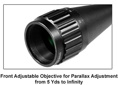 Utg Scope 3-9x40 1" Ao - 36 Color Illuminated Mil-dot UTG