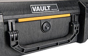 Pelican Vault Double Rifle - Case W/ Wheels/foam 53" Black Pelican