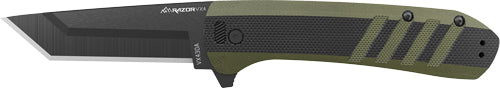 Outdoor Edge Razor Vx4 3" Fldr - Black/green G10 Black Tanto Outdoor Edge