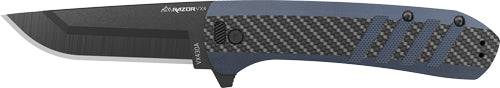 Outdoor Edge Razor Vx4 3" Fldr - Carbon Blue G10 Black Dp Outdoor Edge