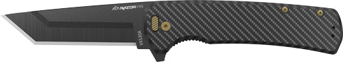 Outdoor Edge Razor Vx5 3" Fldr - 1k Carbon Black G10 Blk Tanto Outdoor Edge