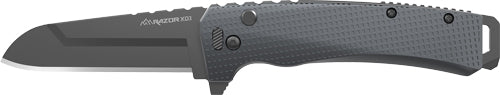 Outdoor Edge Razor Xd3 3" - Folder Edc Charcoal Sheepsfoot Outdoor Edge