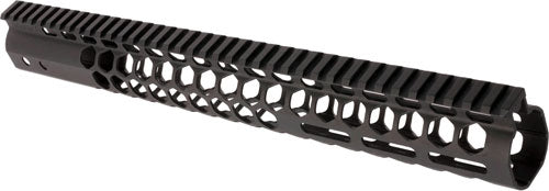 Guntec Air Lite Handguard - 15" Honeycomb M-lok Black Guntec USA
