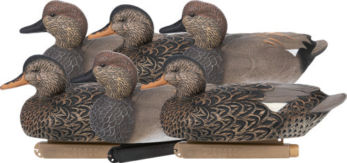 Zink Floater Decoys Gadwall - 6 Pack Zink